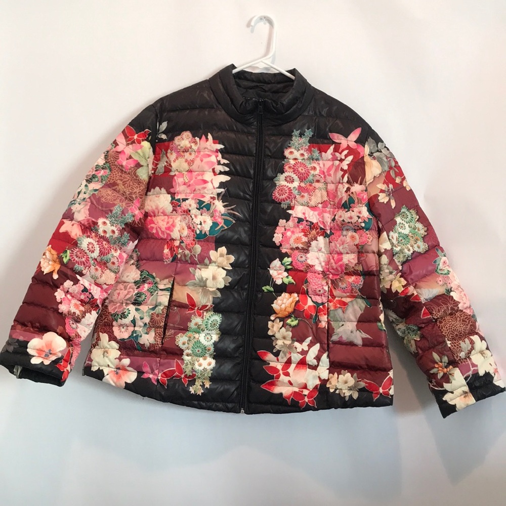 Sharif COUTURE 1827 Asian Inspired Flowered Jacket